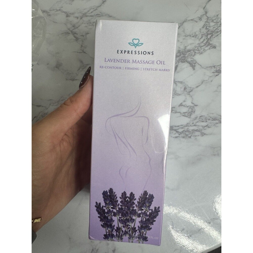 Expressions Lavender Massage Oil, Firming, 100 mL (3.38 fl oz)